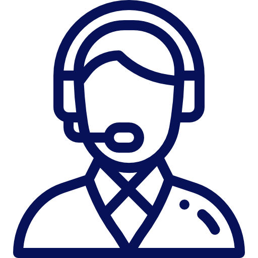 Dark blue outline of a person standing, one arm raised and the other lowered, against a white background. The stylized figure resembles a streamlined design akin to clear view fencing, with minimal detail for an elegant appearance.