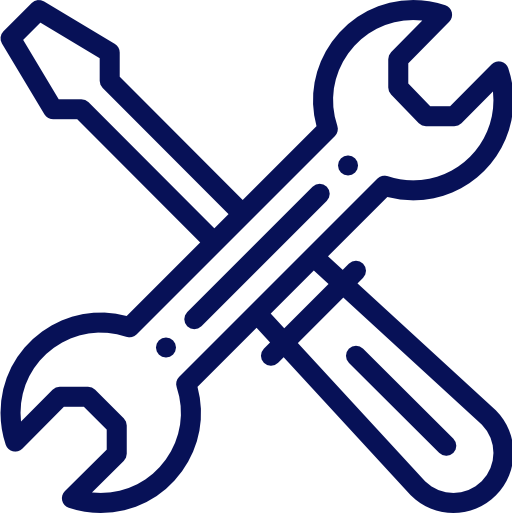 A solid dark blue square, reminiscent of a manufacturer’s precision, stands with no additional features or elements.
